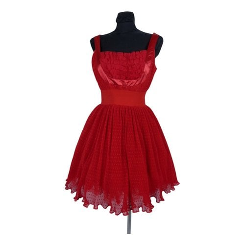 Pre-owned Manoush Mini Dress In Red