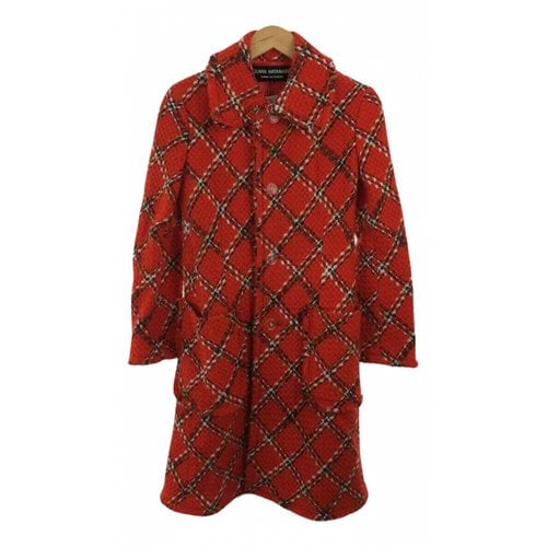 Pre-owned Junya Watanabe Wool Coat In Red