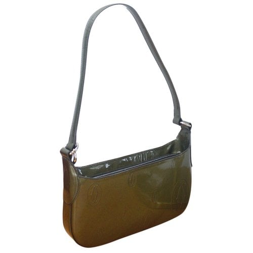 Pre-owned Cartier Leather Handbag In Green