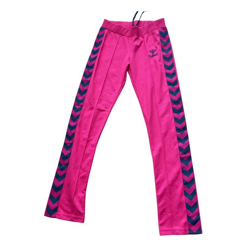 Pre-owned Hummel Trousers In Pink