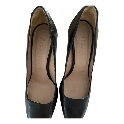 Pre-owned Claudie Pierlot Leather Heels In Black