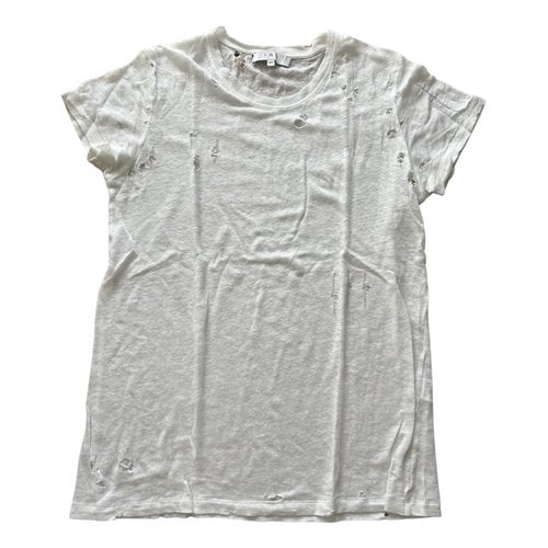 Pre-owned Iro Linen T-shirt In White