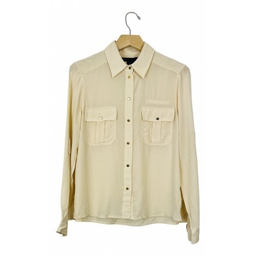 Pre-owned Marc By Marc Jacobs Silk Shirt In Ecru