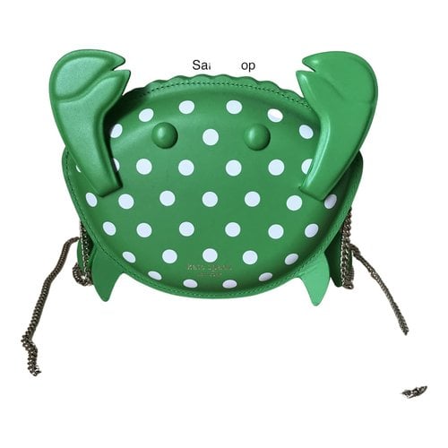 Pre-owned Kate Spade Leather Crossbody Bag In Green