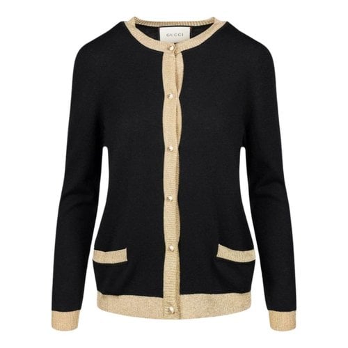 Pre-owned Gucci Cashmere Knitwear In Black