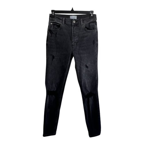 Pre-owned Boyish Straight Jeans In Black