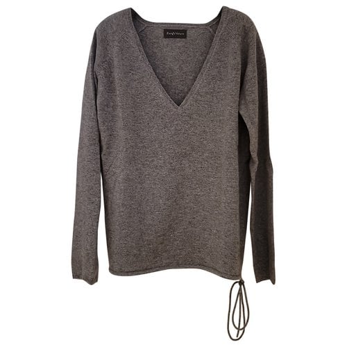 Pre-owned Zadig & Voltaire Cashmere Jumper In Grey