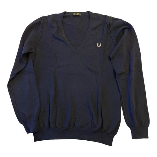 Pre-owned Fred Perry Jumper In Blue