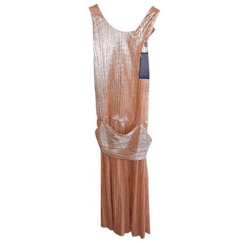 Pre-owned Trussardi Mid-length Dress In Pink