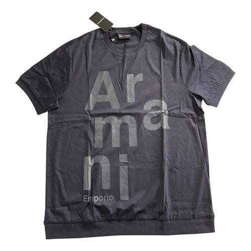Pre-owned Emporio Armani T-shirt In Navy