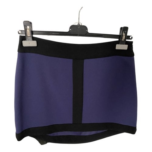 Pre-owned Guess Mini Skirt In Purple