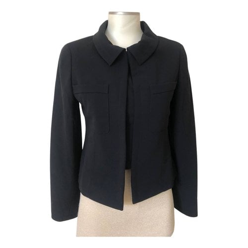 Pre-owned Ter Et Bantine Wool Short Vest In Black