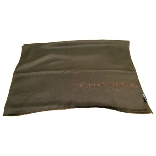 Pre-owned Philipp Plein Scarf In Brown