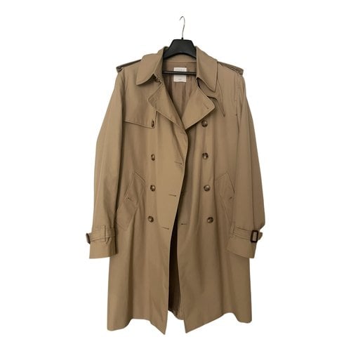 Pre-owned Sandro Cloth Trench In Beige