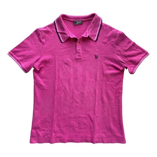 Pre-owned Versace Polo Shirt In Pink