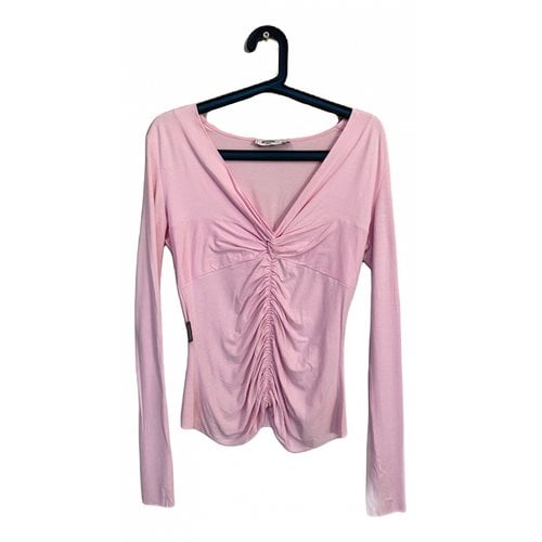 Pre-owned Moschino Blouse In Pink