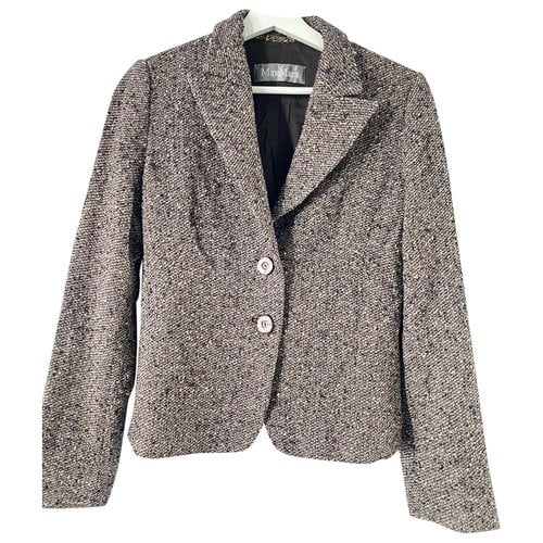 Pre-owned Max Mara Wool Suit Jacket In Multicolour