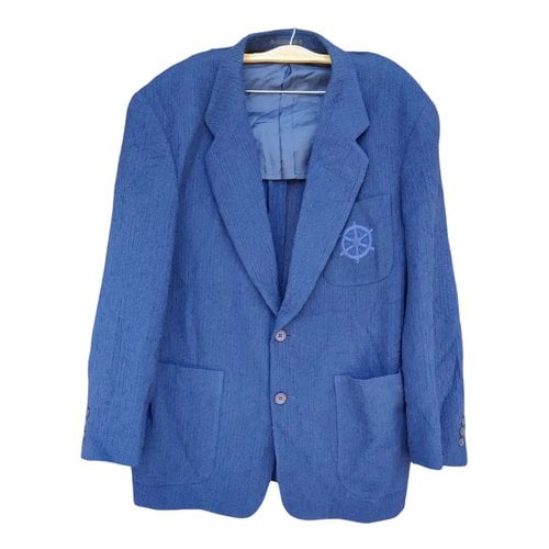Pre-owned Lanvin Wool Jacket In Blue