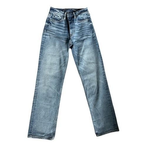 Pre-owned Alexander Wang Bootcut Jeans In Blue