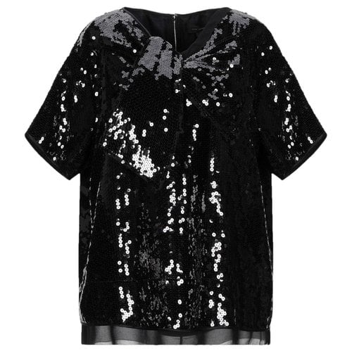 Pre-owned Marc Jacobs Glitter Blouse In Black