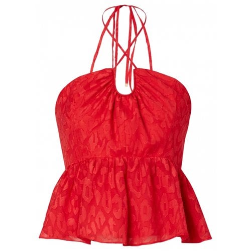 Pre-owned Milly Top In Red