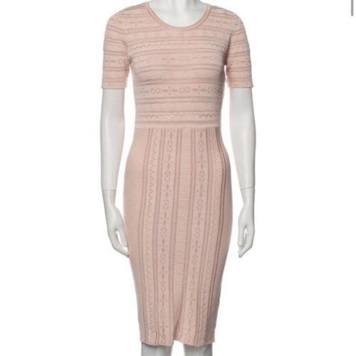 Pre-owned Ronny Kobo Mid-length Dress In Pink