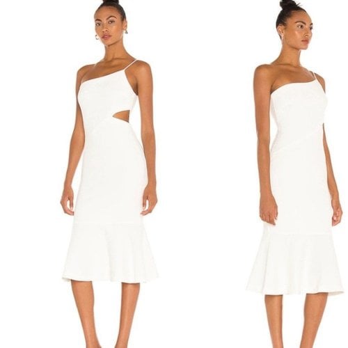 Pre-owned Likely Mid-length Dress In White