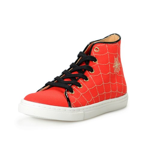 Pre-owned Charlotte Olympia Cloth Trainers In Red
