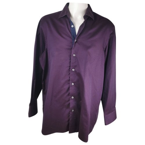 Pre-owned Van Laack Shirt In Purple