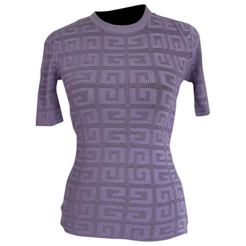 Pre-owned Givenchy Top In Purple