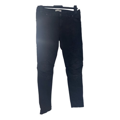 Pre-owned Pierre Balmain Slim Jeans In Grey