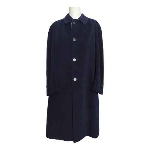 Pre-owned Canali Cashmere Coat In Blue