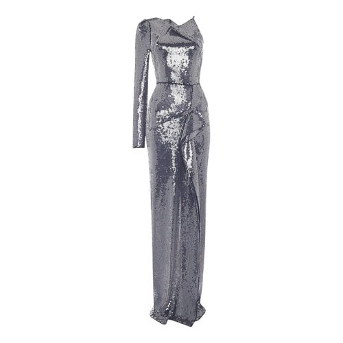 Pre-owned Roland Mouret Maxi Dress In Silver