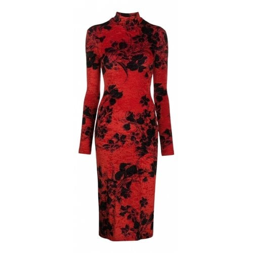 Pre-owned Balenciaga Mid-length Dress In Red