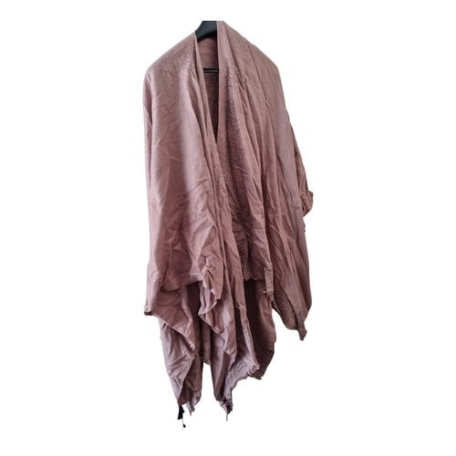 Pre-owned Melissa Poncho In Pink