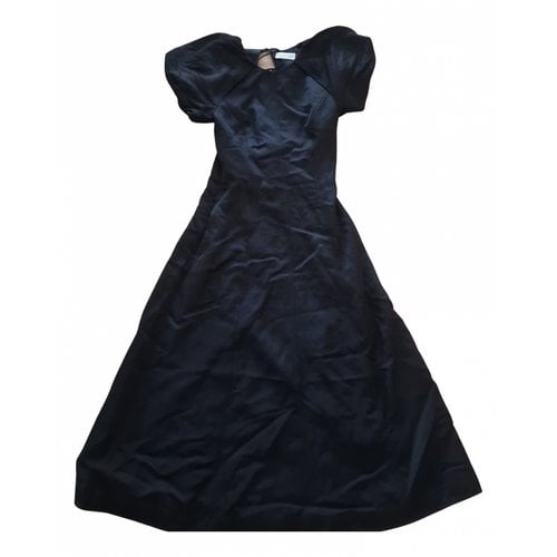 Pre-owned Rebecca Vallance Maxi Dress In Black