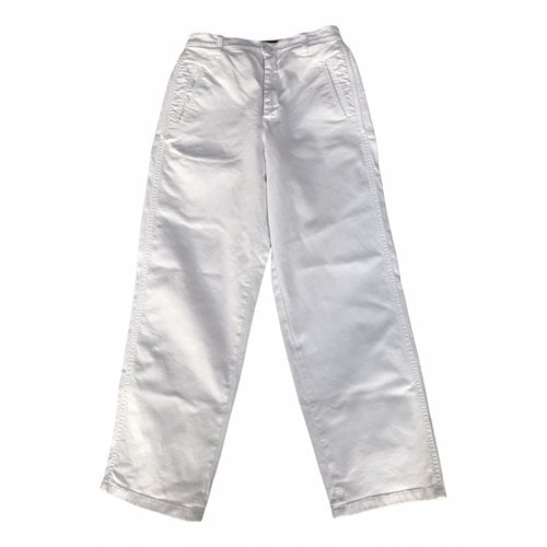 Pre-owned Department 5 Chino Pants In White