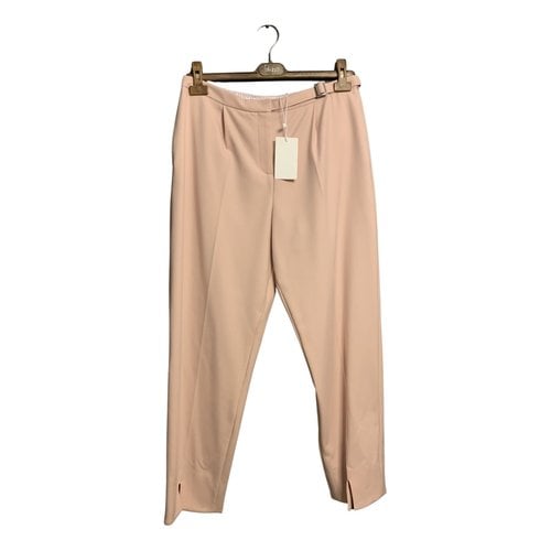 Pre-owned Ted Baker Wool Trousers In Pink