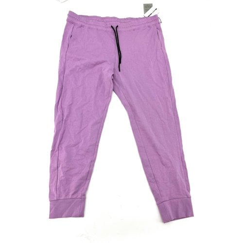 Pre-owned Dkny Leggings In Purple