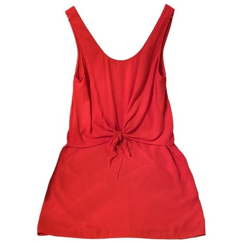 Pre-owned Amanda Uprichard Mini Dress In Red