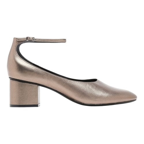 Pre-owned Sigerson Morrison Leather Heels In Metallic