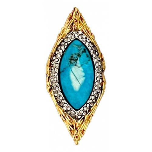 Pre-owned Alexis Bittar Ring In Blue
