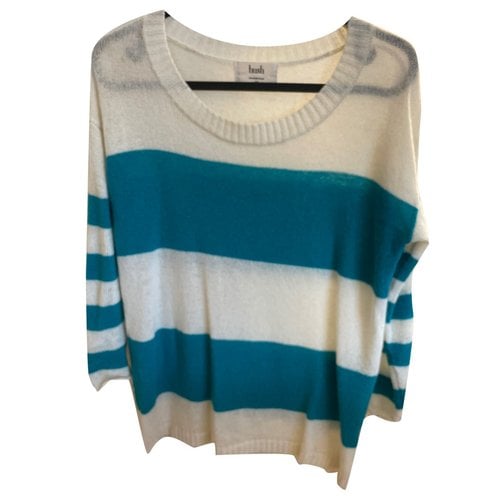 Pre-owned Hush Cashmere Jumper In Turquoise