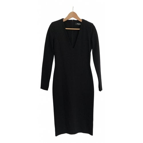 Pre-owned Dsquared2 Mid-length Dress In Black