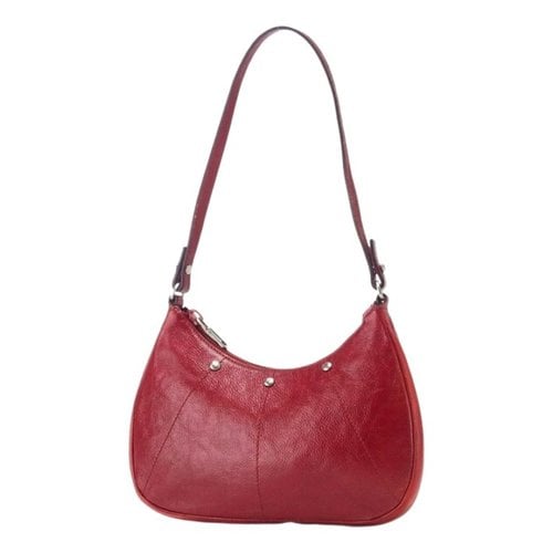 Pre-owned Saint Laurent Leather Mini Bag In Red