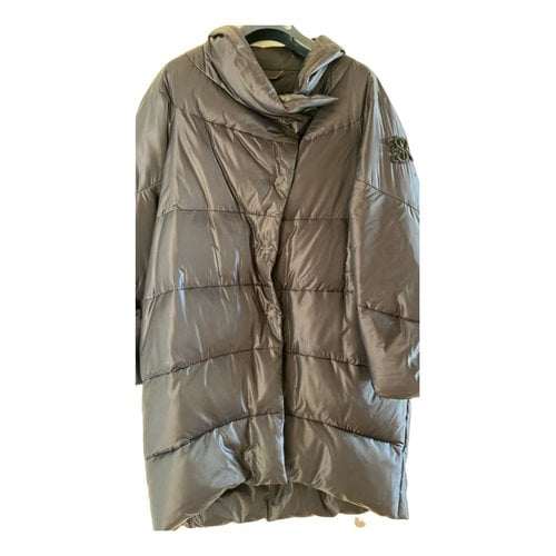 Pre-owned Ermanno Scervino Trench Coat In Grey