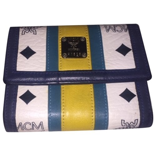 Pre-owned Mcm Leather Wallet In Multicolour