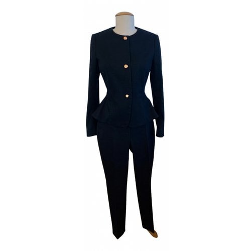 Pre-owned Ted Baker Suit Jacket In Navy