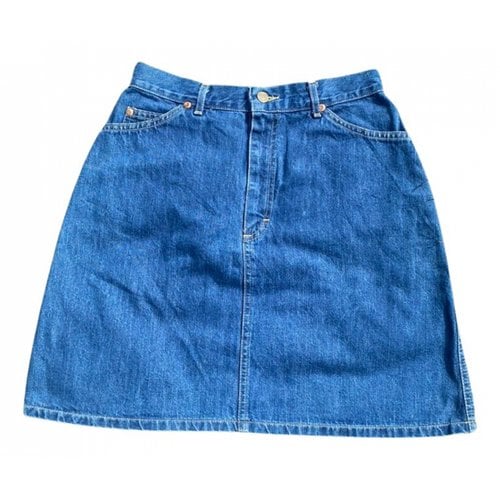 Pre-owned Lee Skirt In Blue