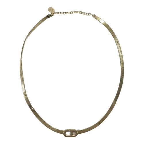 Pre-owned Dior Necklace In Gold